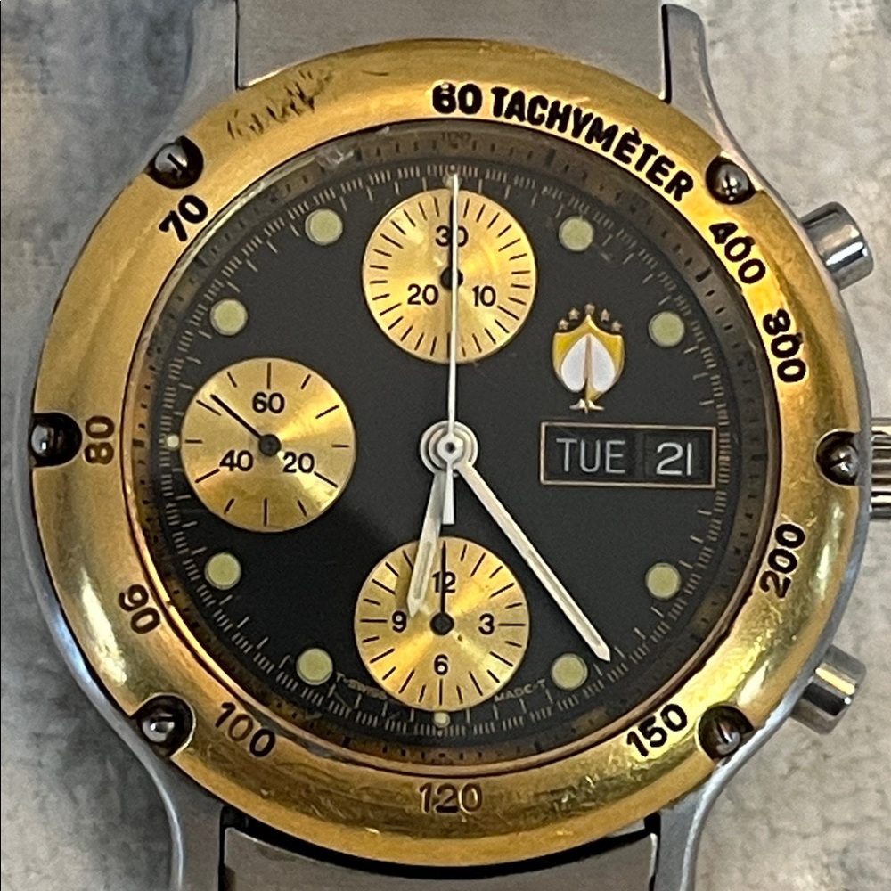The Franklin Mint The F-16
Flyer Watch Valjoux 7750
Chronograph 100M 1988 - Picture 8 of 9